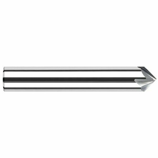 Harvey Tool 0.5000 in. 1/2 Shank dia x 45° per side Carbide Pointed Chamfer Cutter, 4 Flutes 742245